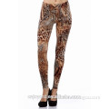 custom women fitness pants leopard leggings